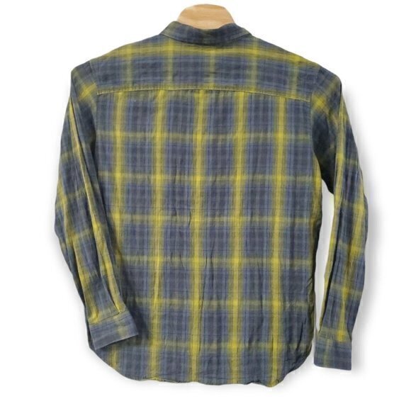 Columbia Long Sleeve Button Down Mens Size Large Regular Fit Gray Plaid Outdoors - Picture 2 of 5